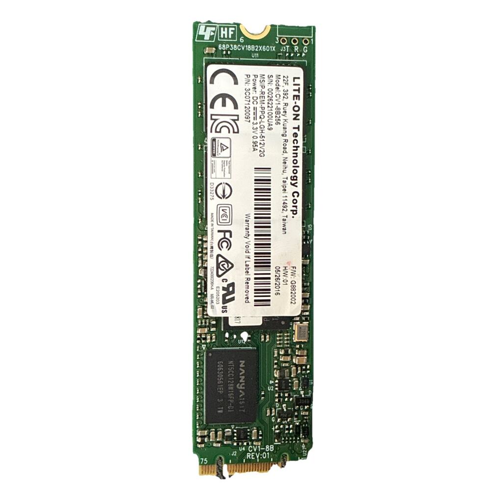 Lite-On 256GB M.2 2280 SATA III 6Gbps SSD Solid State Drive CV1-8B256